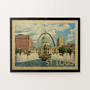 Saint Louis Jigzaag Puzzle Missouri  Legpuzzel