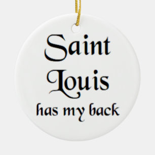 saint louis koffiemok keramisch ornament