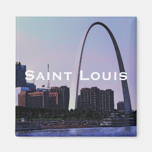 Saint Louis Magnet Magneet (Voorkant)