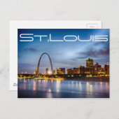 Saint Louis Missouri Briefkaart (Voorkant / Achterkant)