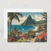 Saint Lucia (5) Briefkaart (Voorkant / Achterkant)