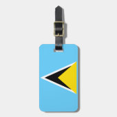 Saint Lucia Bagagelabel (Voorkant verticaal)