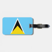 Saint Lucia Bagagelabel (Achterkant horizontaal)