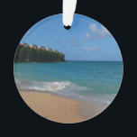 Saint Lucia Beach Paysage tropical<br><div class="desc">La plage du resort de Sainte Lucie était assez jolie, le ciel était bleu, l'eau turquoise, et le sable était, eh bien, sablonneux. Cette photo capture une journée ensoleillée à la plage. Consultez notre magasin pour plus de belles photos de plage. Cette image est aussi présentée comme le fond d'écran...</div>