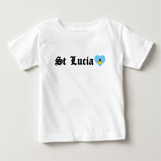 Saint Lucia Blackletter Saint Lucian Flag Carnaval (Voorkant)