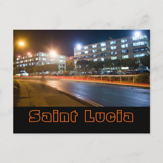 Saint Lucia Briefkaart (Voorkant)