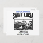 Saint Lucia Briefkaart (Voorkant / Achterkant)