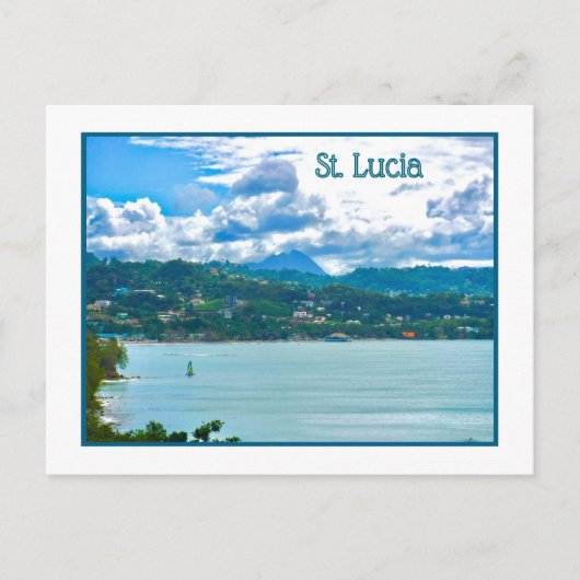 Saint Lucia Briefkaart (Voorkant)