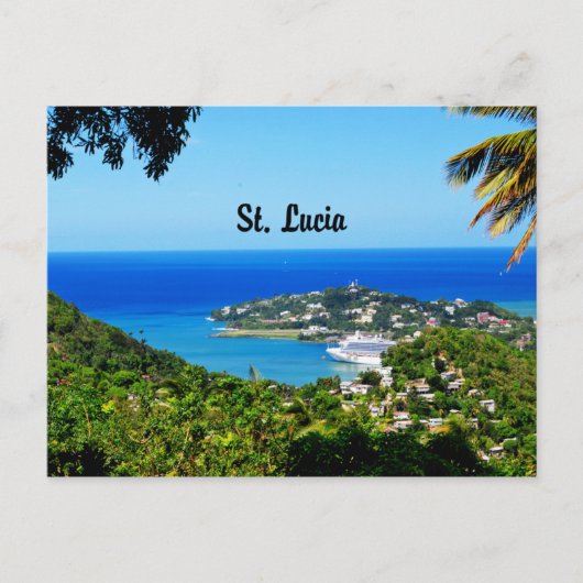 Saint Lucia Briefkaart (Voorkant)