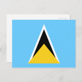 Saint Lucia-Briefkaart Briefkaart (Voorkant / Achterkant)