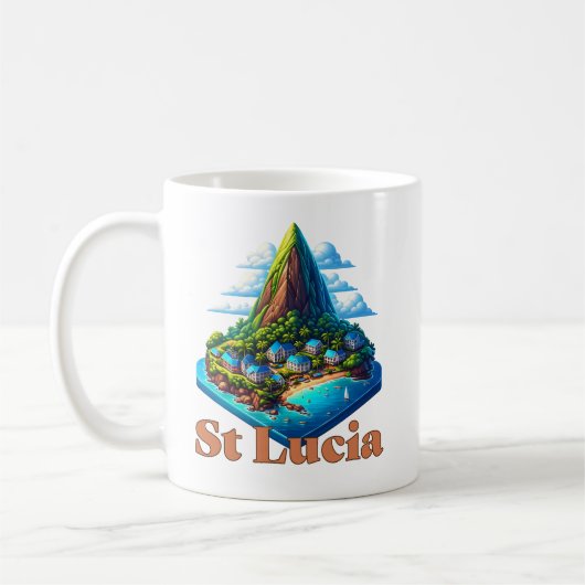 Saint Lucia Caribbean Koffiemok (Links)