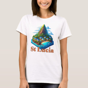 Saint Lucia Caribbean T-shirt