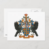 Saint Lucia Coat of Arms Briefkaart (Voorkant / Achterkant)