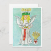Saint Lucia Day Advent JL Biel Bedankkaart (Voorkant / Achterkant)