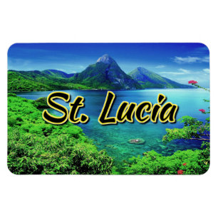 Saint Lucia de Pitons Magneet