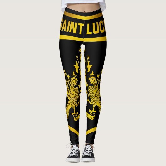 Saint Lucia Emblem Leggings (Voorkant)