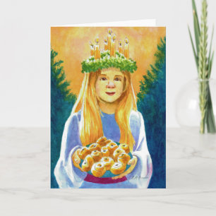 Saint Lucia Feestdagen Kaart