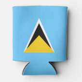 Saint Lucia Flag Blikjeskoeler (Voorkant)