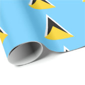 Saint Lucia Flag Cadeaupapier (Rol Hoek)