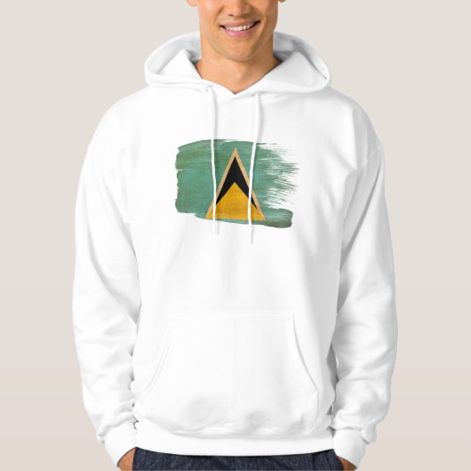 Saint Lucia Flag Hoodie (Voorkant)