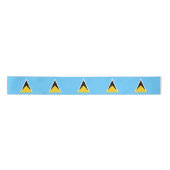 Saint Lucia Flag Lint (Voorkant)