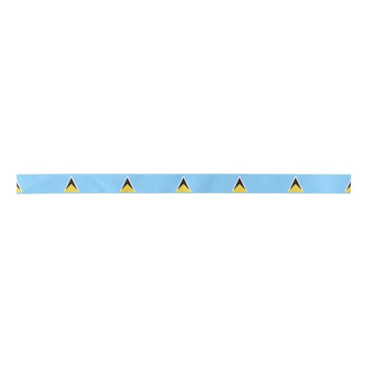 Saint Lucia Flag Lint (Voorkant)