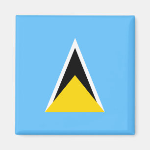 Saint Lucia Flag Magnet Magneet