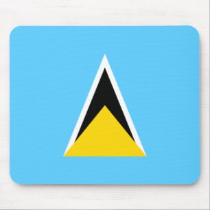 Saint Lucia Flag Mousepad Muismat