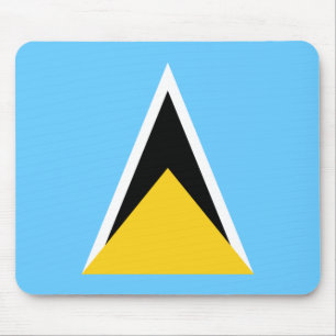 Saint Lucia Flag Muismat