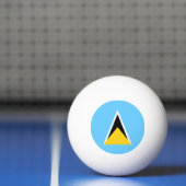 Saint Lucia Flag Pingpongballen (Net)