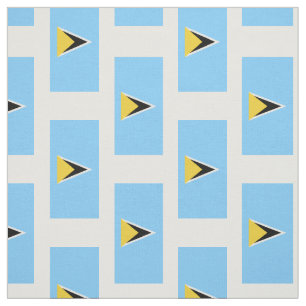 Saint Lucia Flag Stof