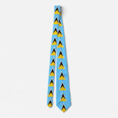 Saint Lucia Flag Stropdas (Achterkant)
