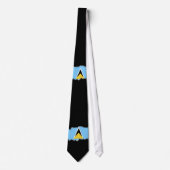 Saint Lucia Flag Stropdas (Voorkant)