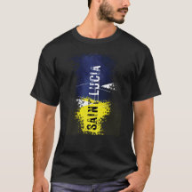 Saint Lucia gewoon mooi T-shirt