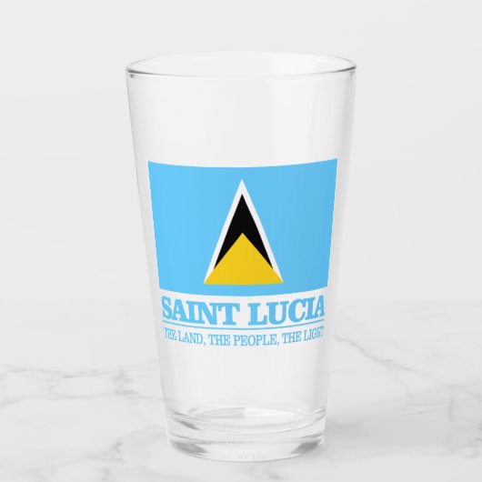Saint Lucia Glas (Voorkant)