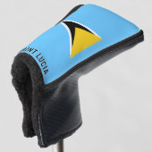 Saint Lucia Golfheadcover (3/4 voorkant)