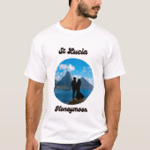 Saint Lucia Honeymoon T-Shirt (Voorkant)