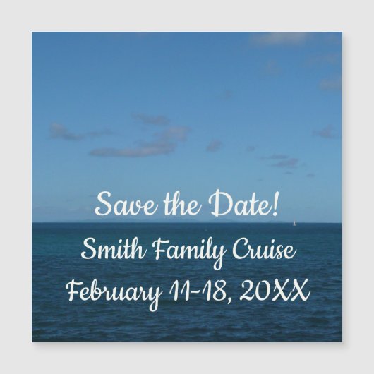 Saint Lucia Horizon Blue Ocean (Voorkant)