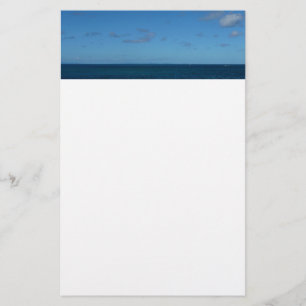 Saint Lucia Horizon Blue Ocean Briefpapier
