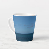 Saint Lucia Horizon Blue Ocean Latte Mok (Linkerhoek)