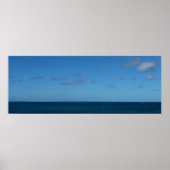 Saint Lucia Horizon Blue Ocean Poster (Voorkant)