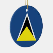 Saint Lucia Keramisch Ornament (Rechts)