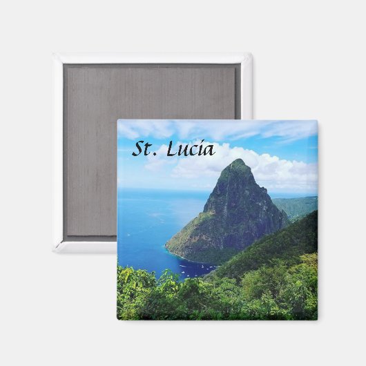 Saint Lucia Magneet (Voorkant / Achterkant)