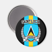 Saint Lucia Magneet (Voorkant / Achterkant)