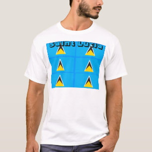 Saint Lucia mannen t-shirts