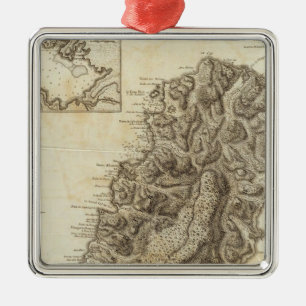 Saint Lucia Metalen Ornament