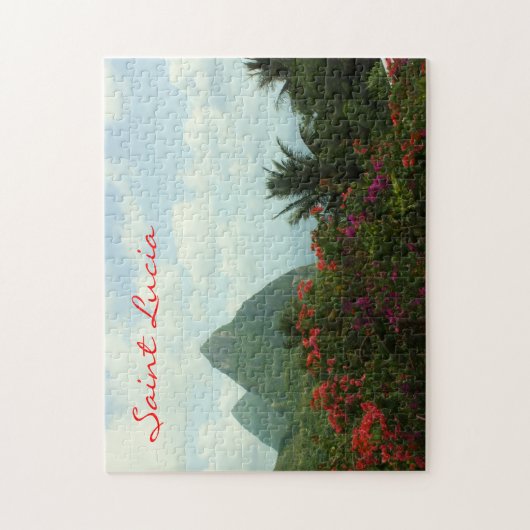 Saint Lucia Pitons Puzzle Legpuzzel (Verticaal)