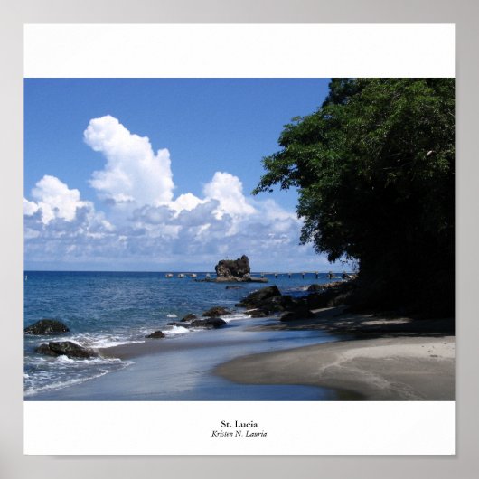 Saint Lucia Poster (Voorkant)