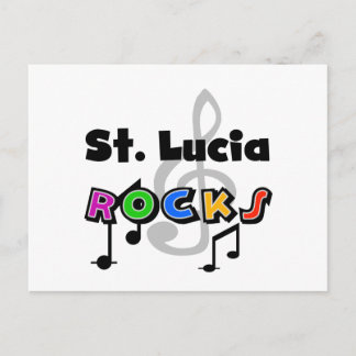 Saint Lucia Rocks Briefkaart