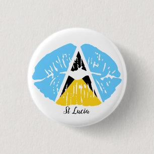 Saint Lucia Ronde Button 3,2 Cm